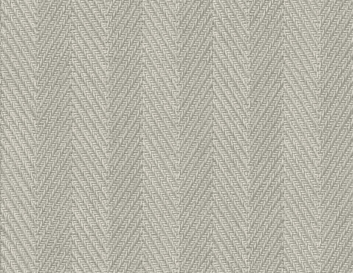 Throw Knit wallpaper in Cafe Au Lait with a woven chevron texture
