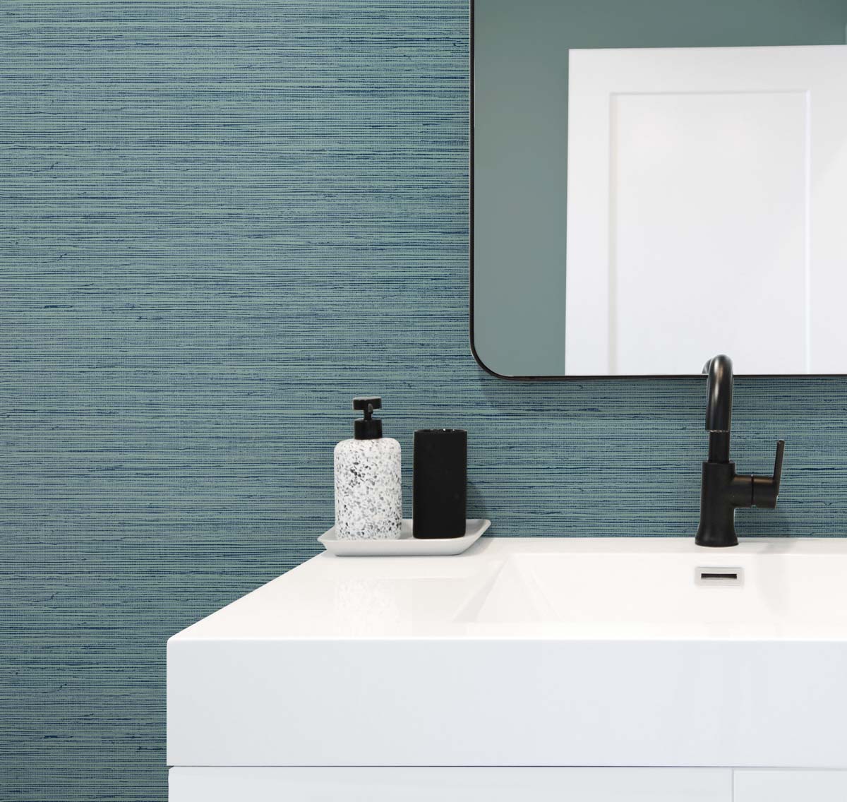 Edmond Faux Sisal Tide by DuPont Faux Grasscloth Vinyl Wallpaper – DuPont TG60324