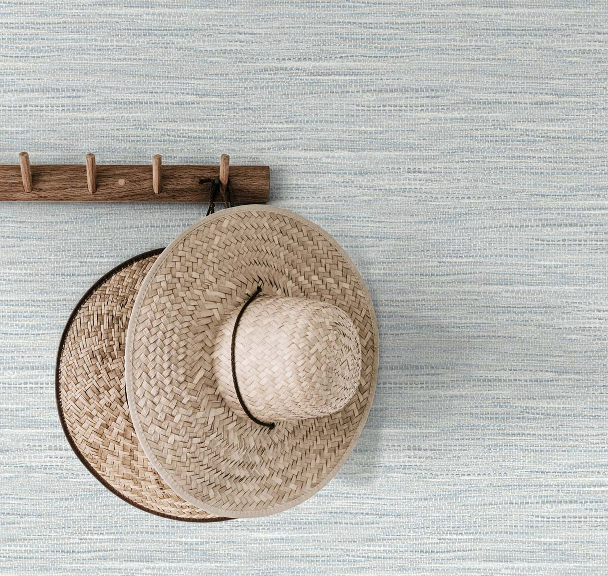 Braided Faux Jute Cornflower Blue by Tedlar Textures Faux Grasscloth Vinyl Wallpaper – DuPont TG60404-Sample