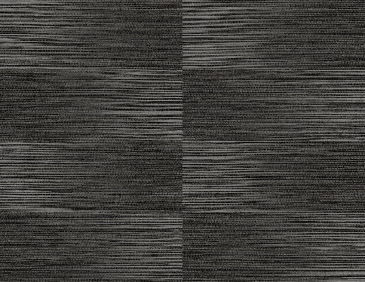 Moston wallpaper in Cinder with a matte, fine horizontal stripe texture