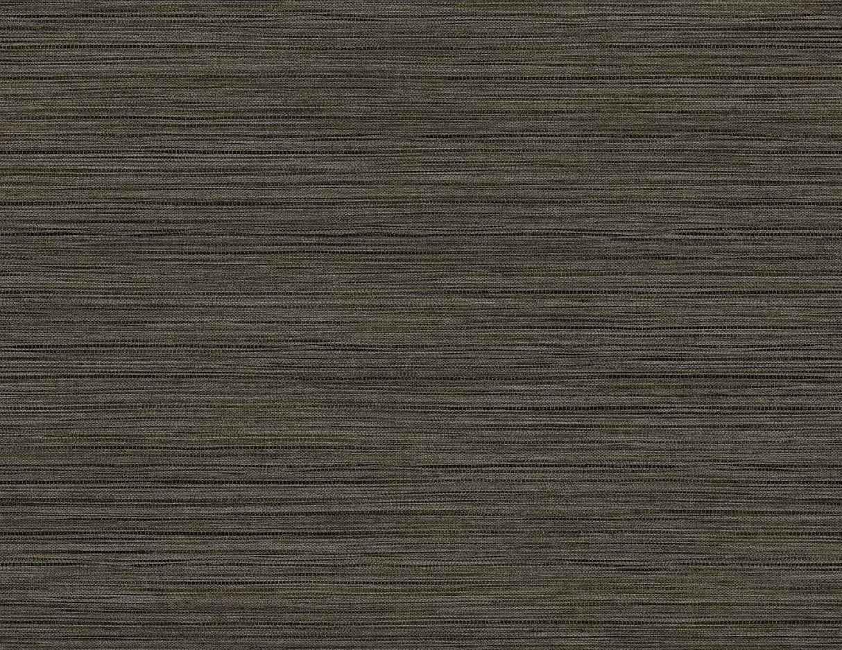 Newton Sisal in Coffee faux grasscloth texture wallpaper