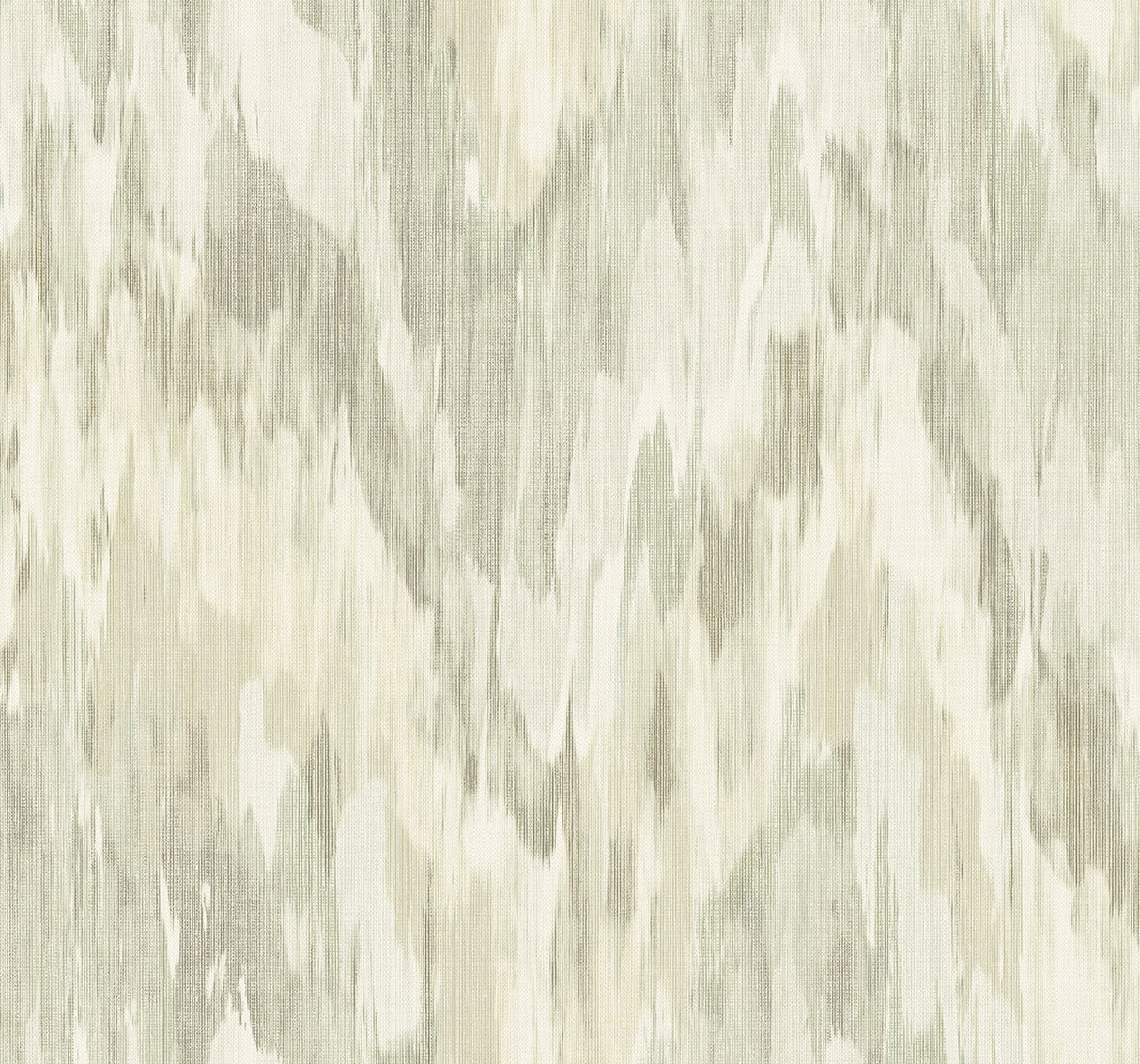 Bowdon Watercolor Stringcloth wallpaper in Reed colorway with soft abstract watercolor texture