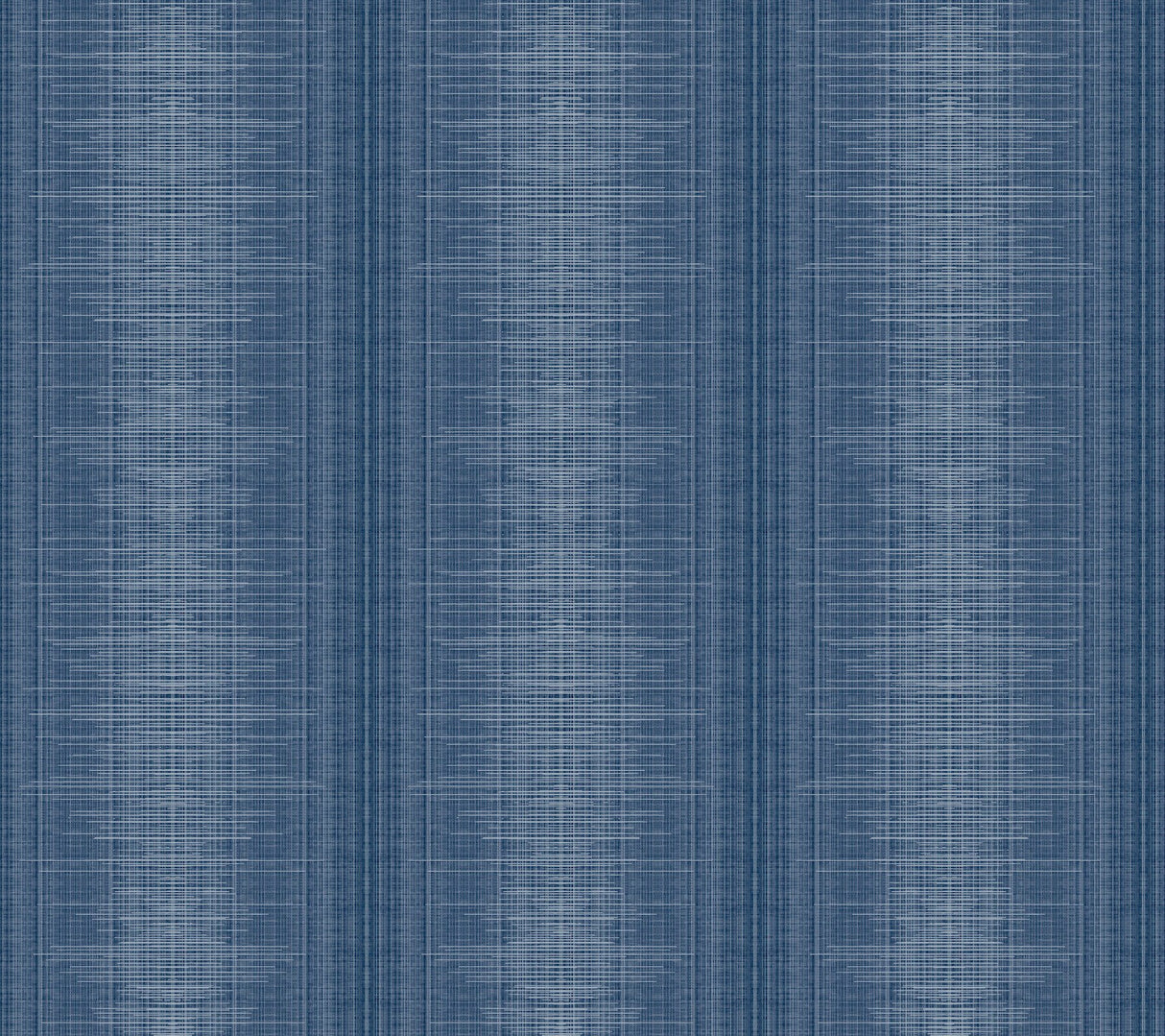 Silk Weave Stripe Navy Wallpaper with Subtle Ombre Linear Pattern - York TL1962