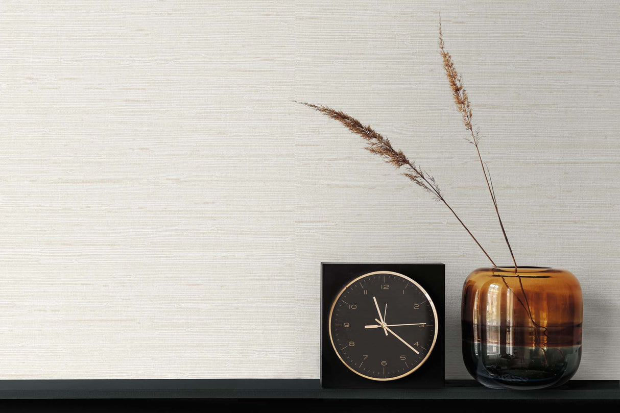 Seahaven Rushcloth Aspen by Even More Textures Textured Vinyl Wallpaper – Seabrook Designs TS80700
