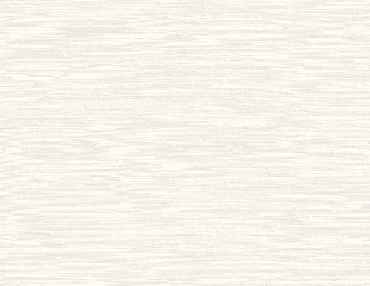 Seahaven Rushcloth in Aspen (white textured grasscloth-look) matte vinyl wallpaper by Seabrook Designs, SKU TS80700