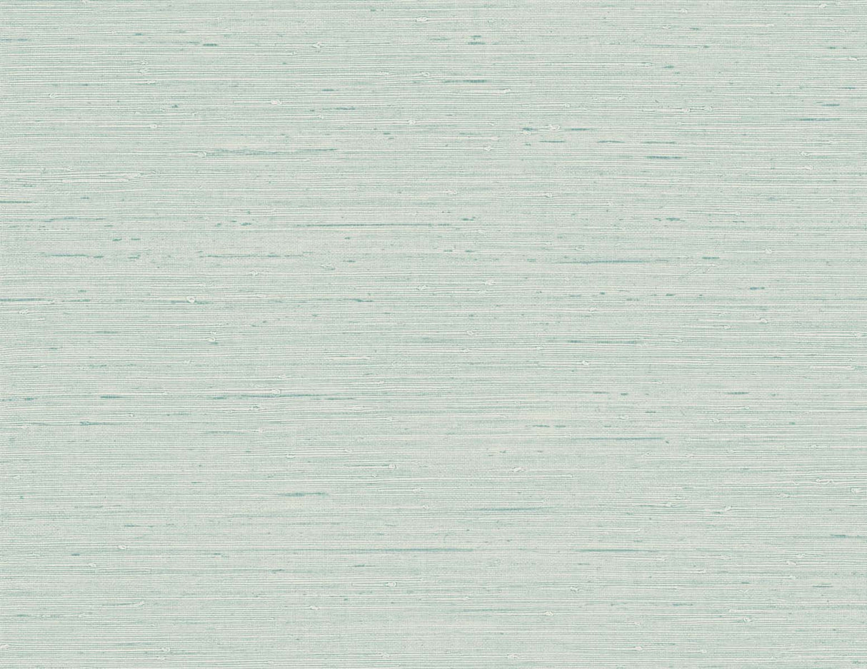 Seahaven Rushcloth wallpaper in Seaglass with a subtle coastal grasscloth texture