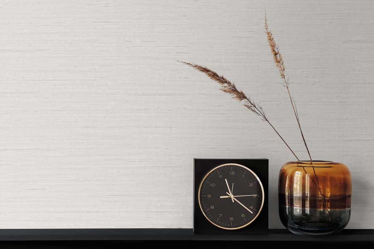 Seahaven Rushcloth Linen by Even More Textures Textured Vinyl Wallpaper – Seabrook Designs TS80705