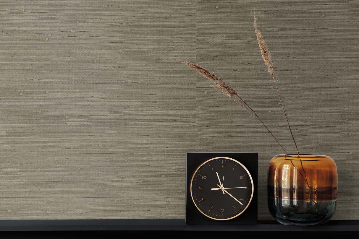 Seahaven Rushcloth Clove by Seabrook Designs Textured Grasscloth Vinyl Wallpaper – Seabrook Designs TS80715