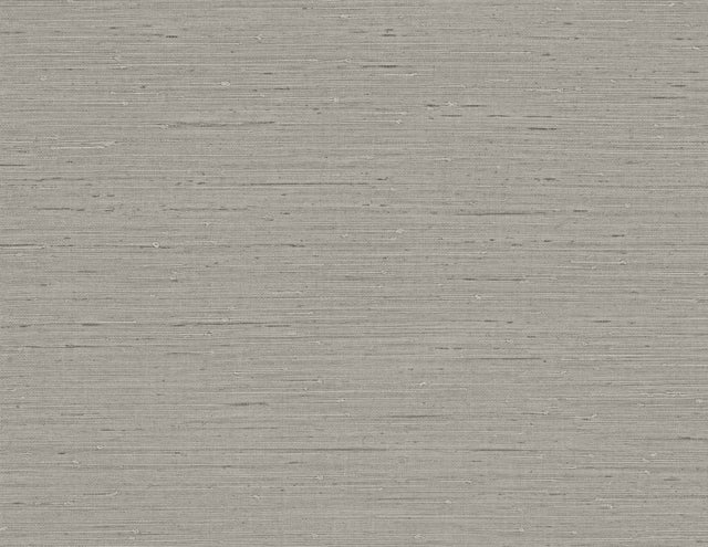 Seahaven Rushcloth wallpaper in Cove Grey with textured grasscloth look