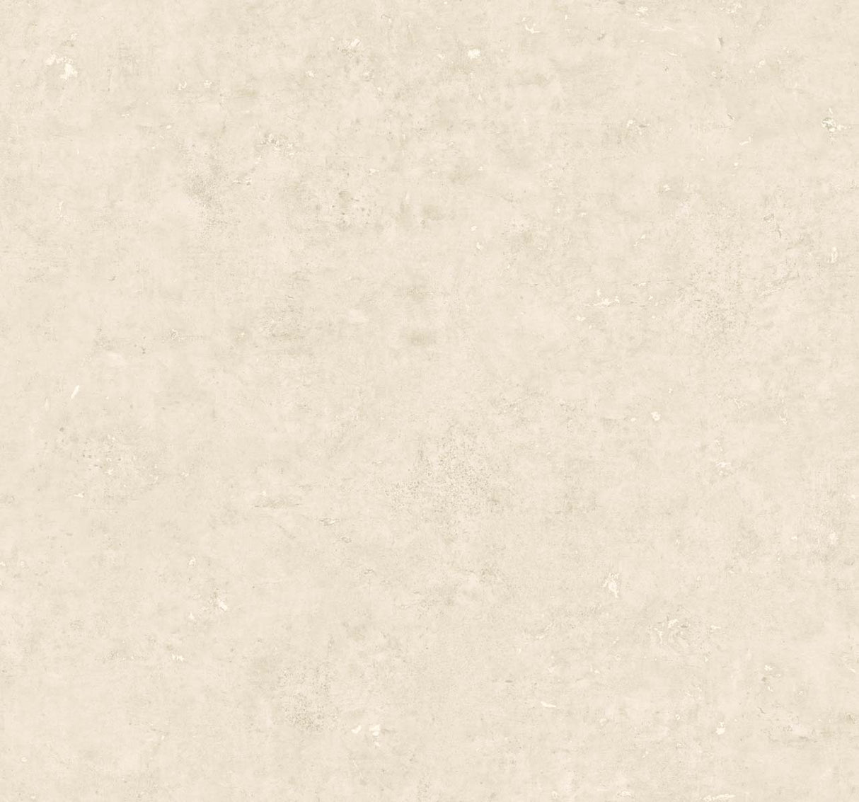 Cement Faux wallpaper in parchment with metallic champagne accents, creating a subtle concrete-look texture.