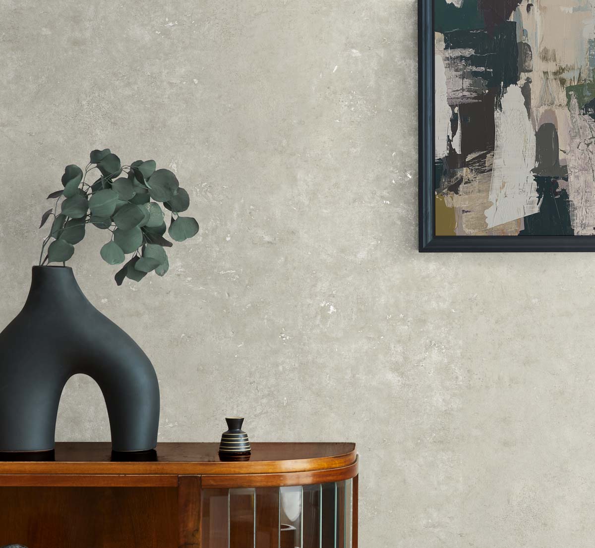 Cement Faux Oyster & Metallic Champagne by Even More Textures Texture Wallpaper – Seabrook Designs TS81215