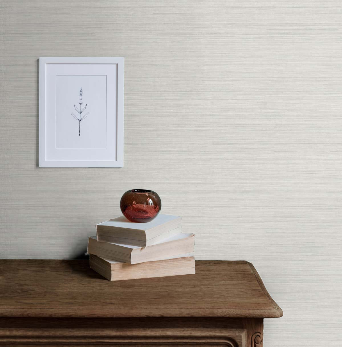 Silk Mink by Even More Textures Textured Vinyl Wallpaper – Seabrook Designs TS81408