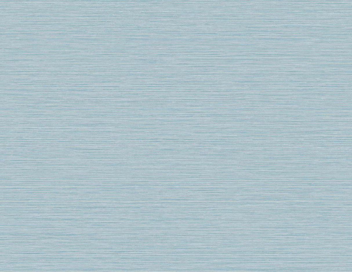 Silk Wind Chill textured vinyl wallpaper in soft blue with subtle horizontal striation