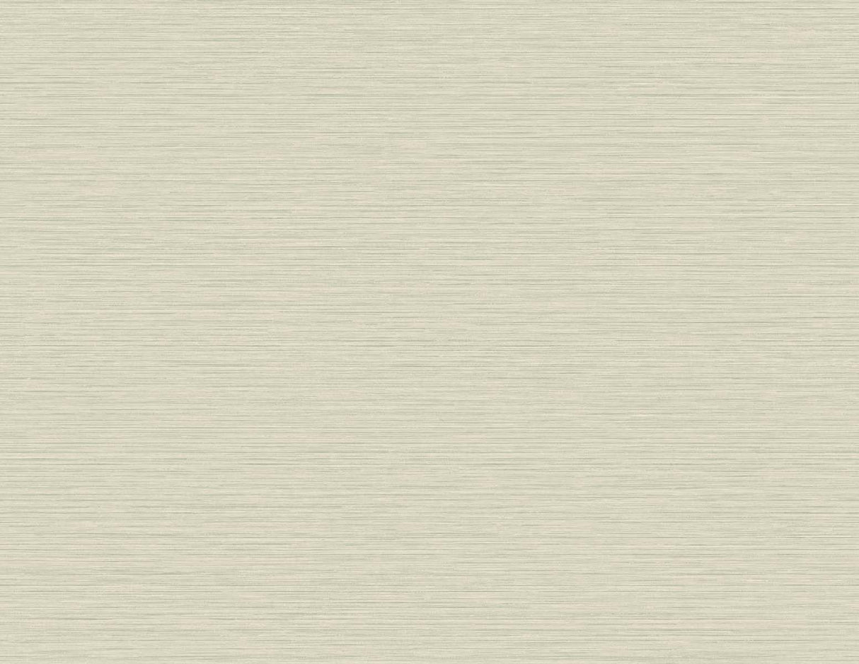 Fawn beige textured horizontal-strie vinyl wallpaper