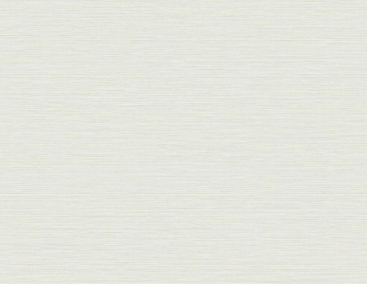 Seabrook Designs Silk wallpaper in Seedling, a matte grey textured vinyl with subtle horizontal striation