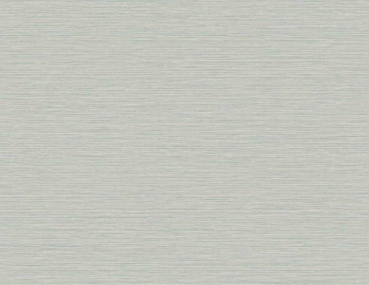 Seabrook Designs Silk wallpaper in Palisade grey with subtle horizontal texture