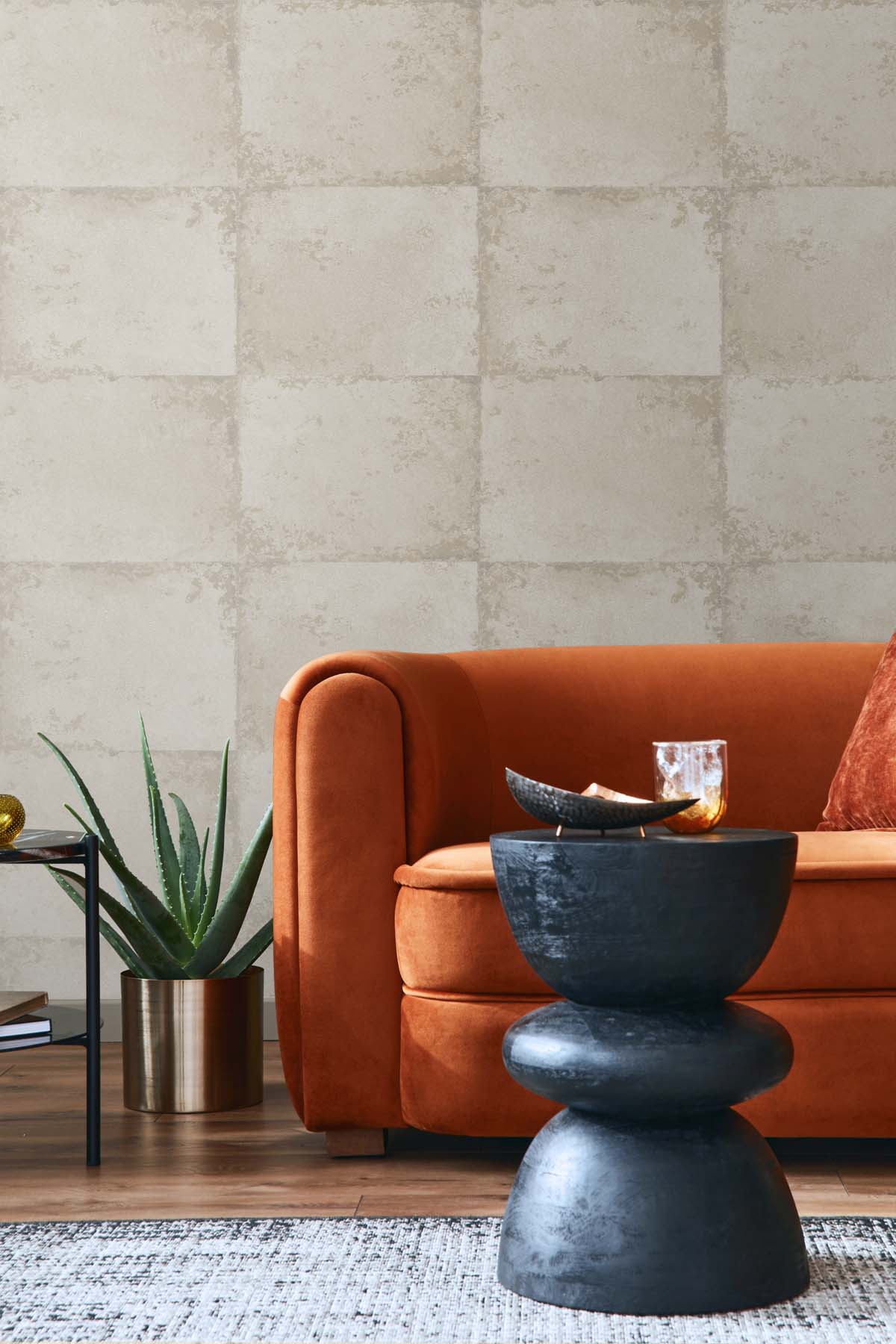 Foundation Sphynx by Even More Textures Faux Texture Vinyl Wallpaper – Seabrook Designs TS81505