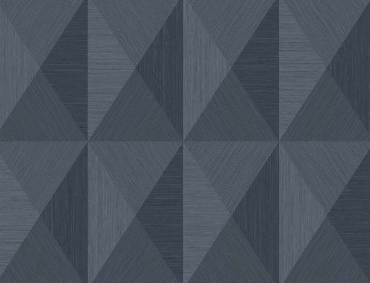 Pinnacle Napa geometric wallpaper in blue tones with a matte finish