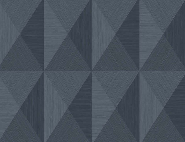 Pinnacle Napa geometric wallpaper in blue tones with a matte finish