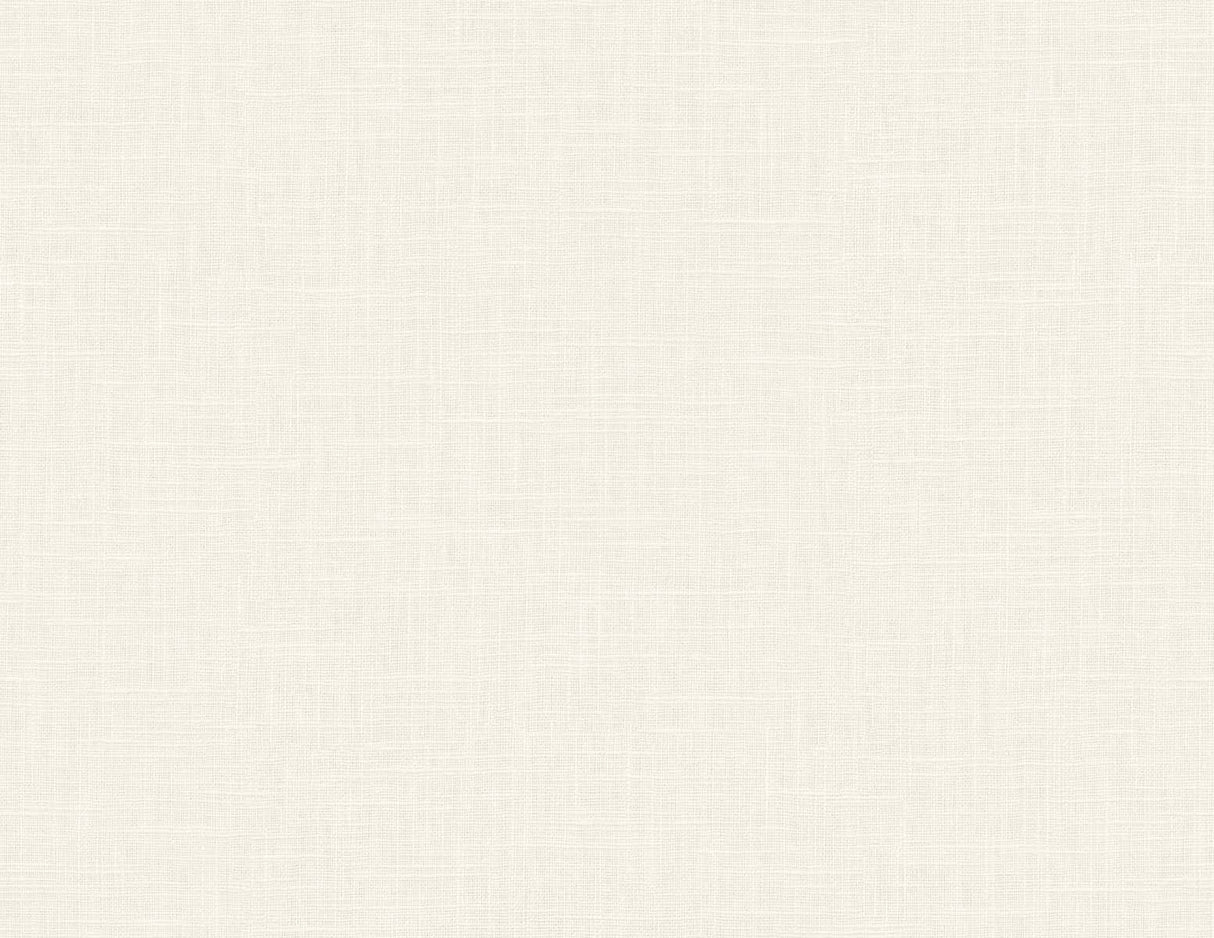 Seabrook Designs Myrna Linen wallpaper in Aspen (off-white linen texture).