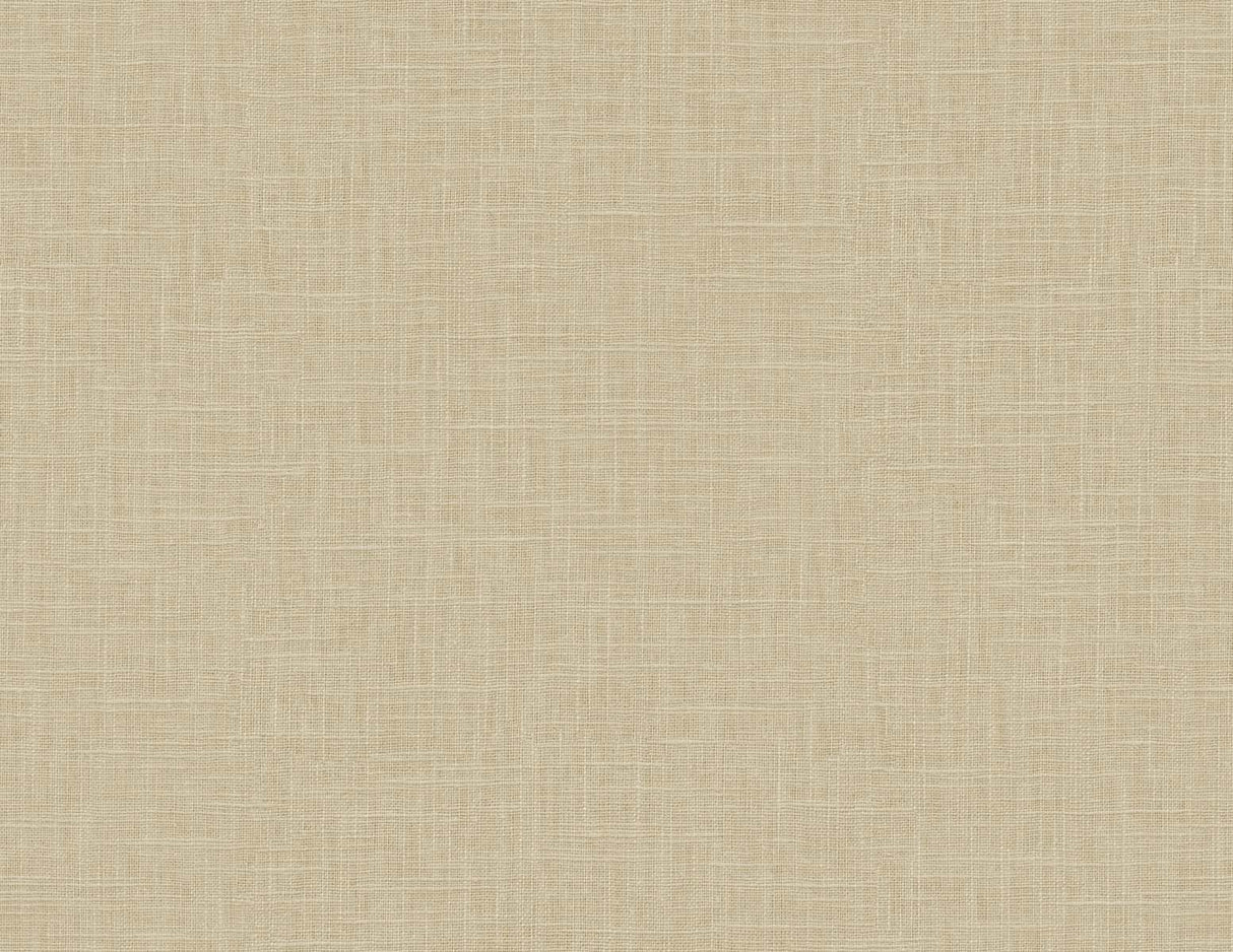 Seabrook Designs Myrna Linen wallpaper in Hemp beige linen-look texture