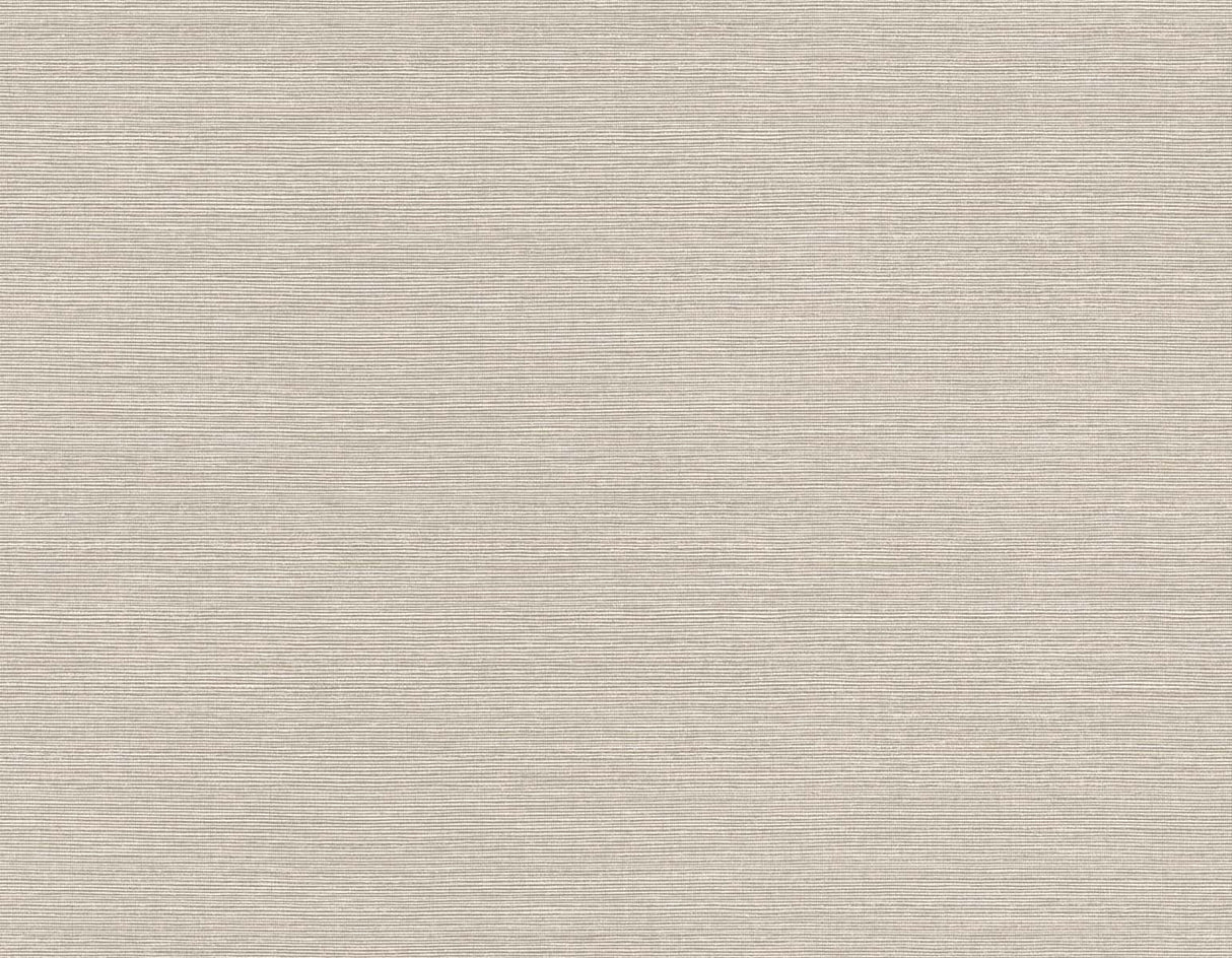 Seawave Sisal textured beige vinyl wallpaper in a subtle horizontal weave