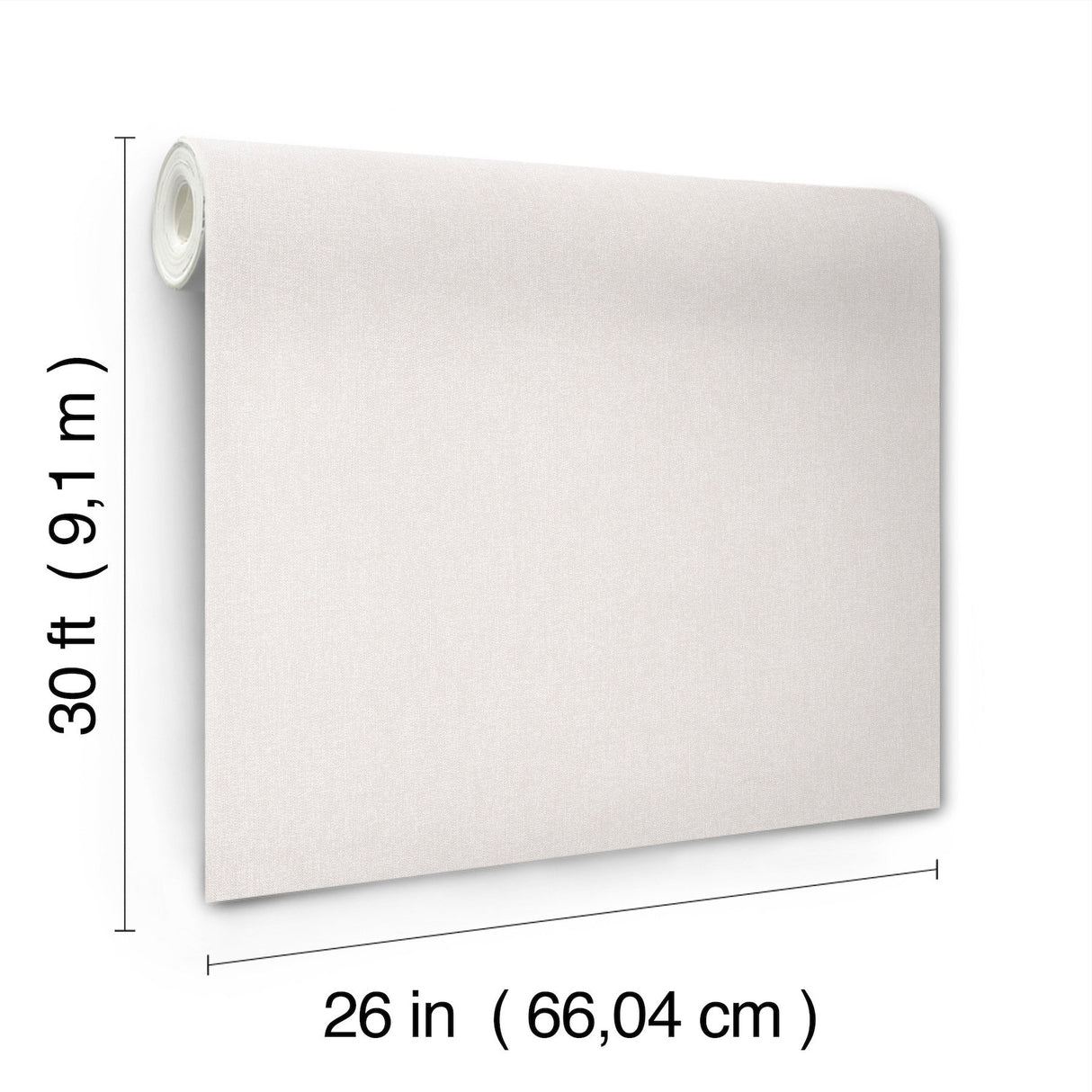 Purl One Froth Pearl Modern Stripes Fabric Backed Vinyl Wallpaper - York UD2508N
