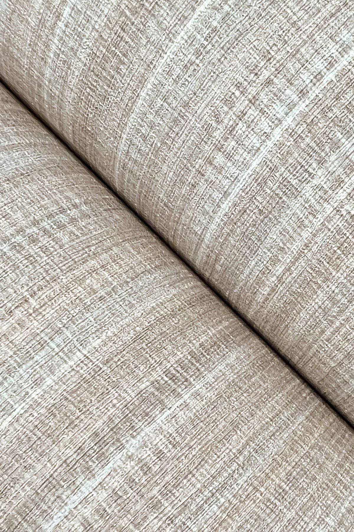 Allineate Seashell Beige Wallpaper with Horizontal Variegated Stripe Motif - York UD2523N