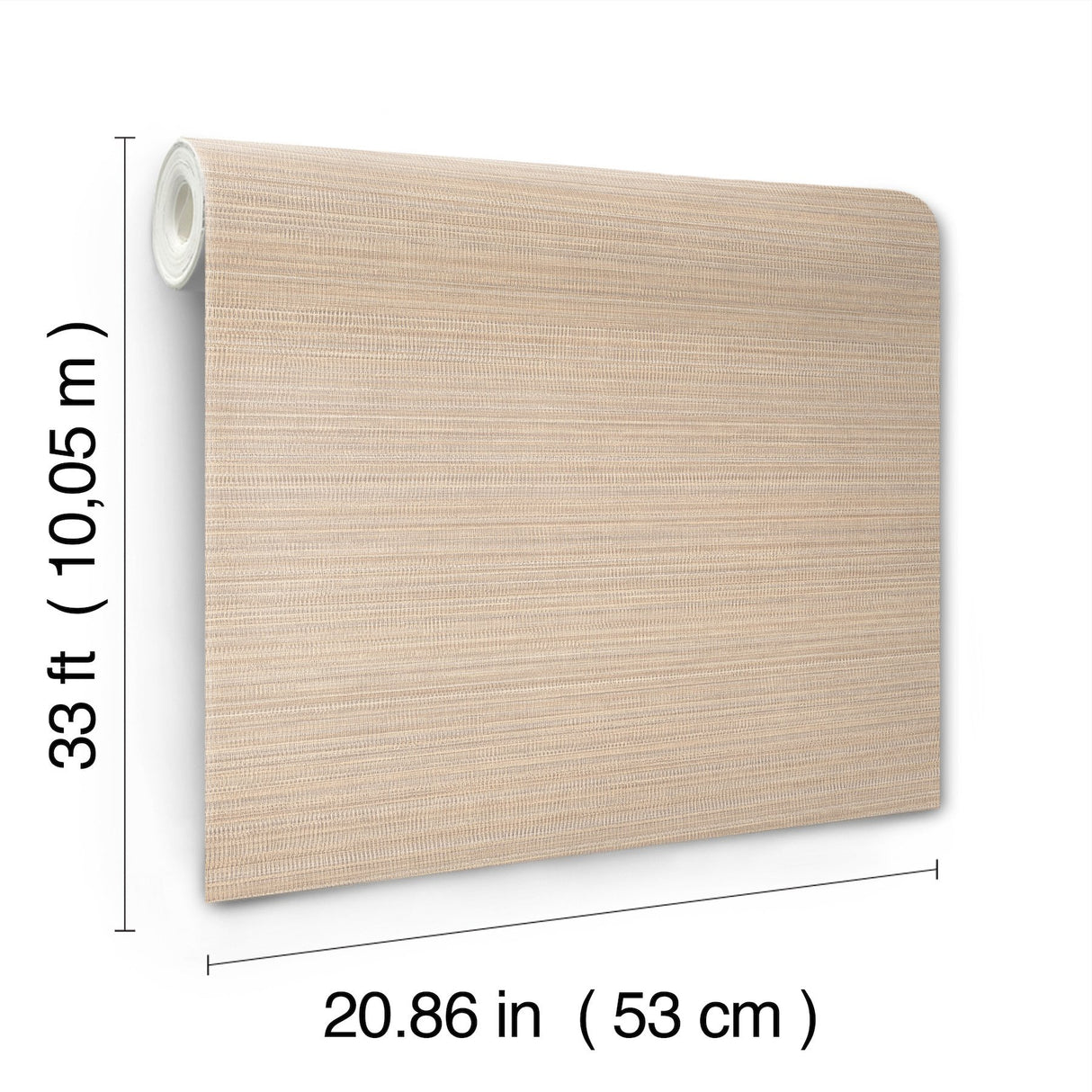 Allineate Parchment Horizontal Faux Wallpaper - York UD2530N
