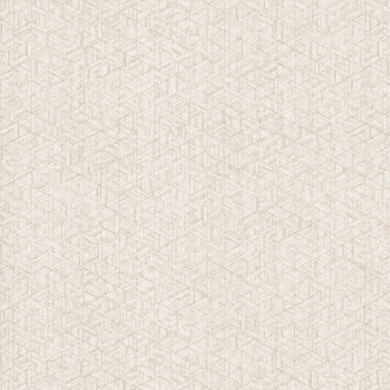 Rune Basswood Geometric Pearl Vinyl on Non Woven Wallpaper - York UD2579N