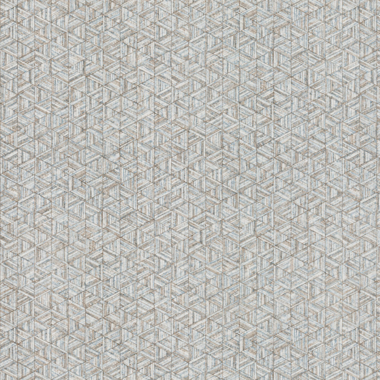 Rune Pewter Geometric Wallpaper with Pearl Effect - York UD2584N