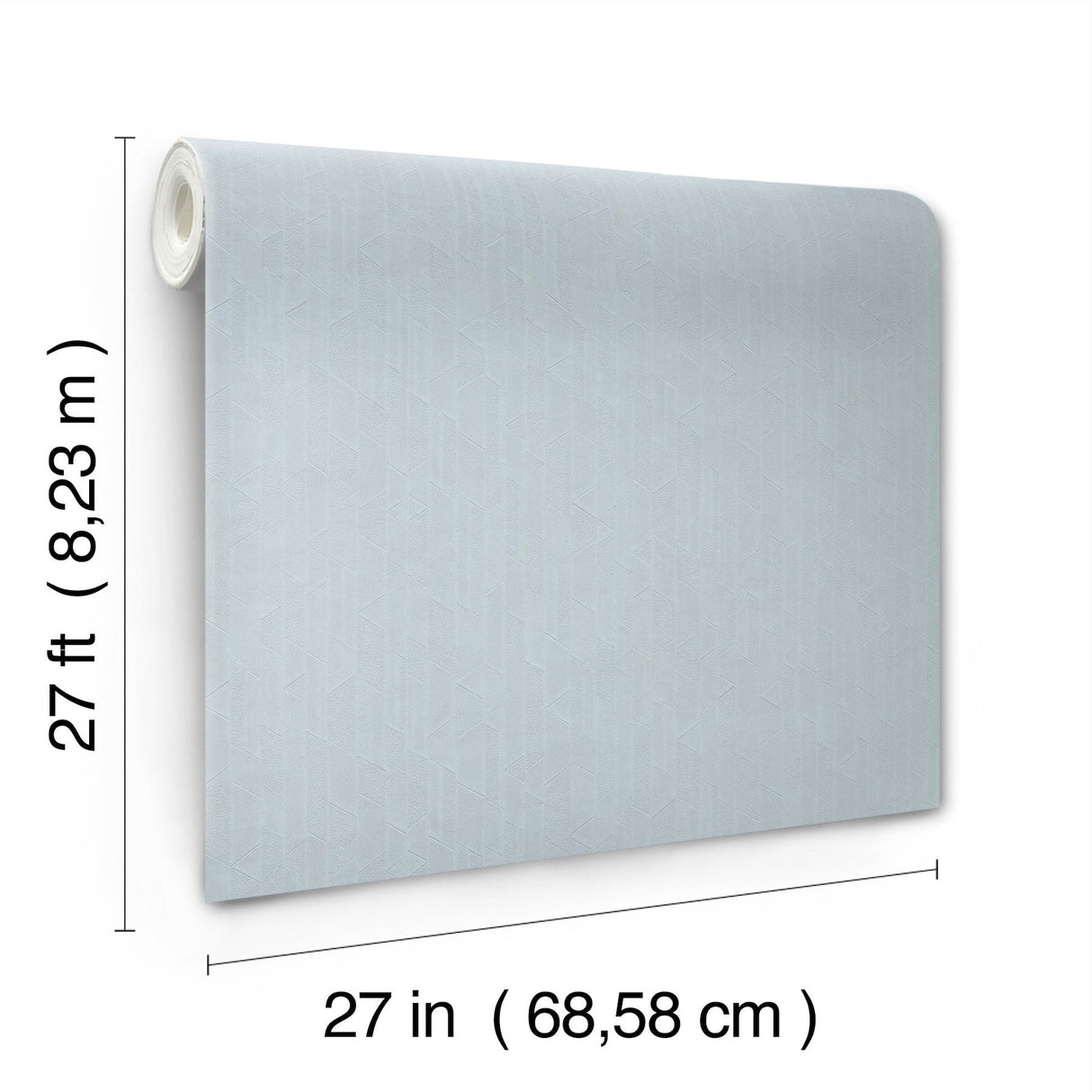 Verge Bluestone Wallpaper with Modern Stripe Geometry and Pearl Effect - York UD2594N