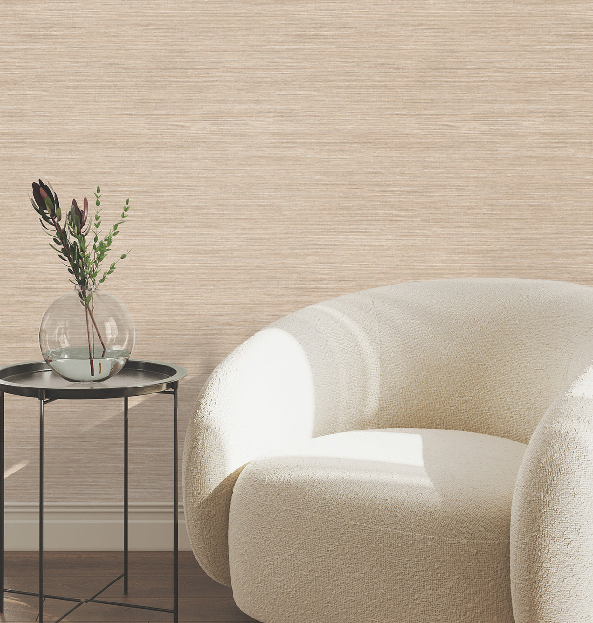 Mystic Wheat Faux Grasscloth Wallpaper by York Wallcoverings Unpasted Scrubbable Strippable Non Woven Vinyl Traditional Texture Pattern - UW1030N
