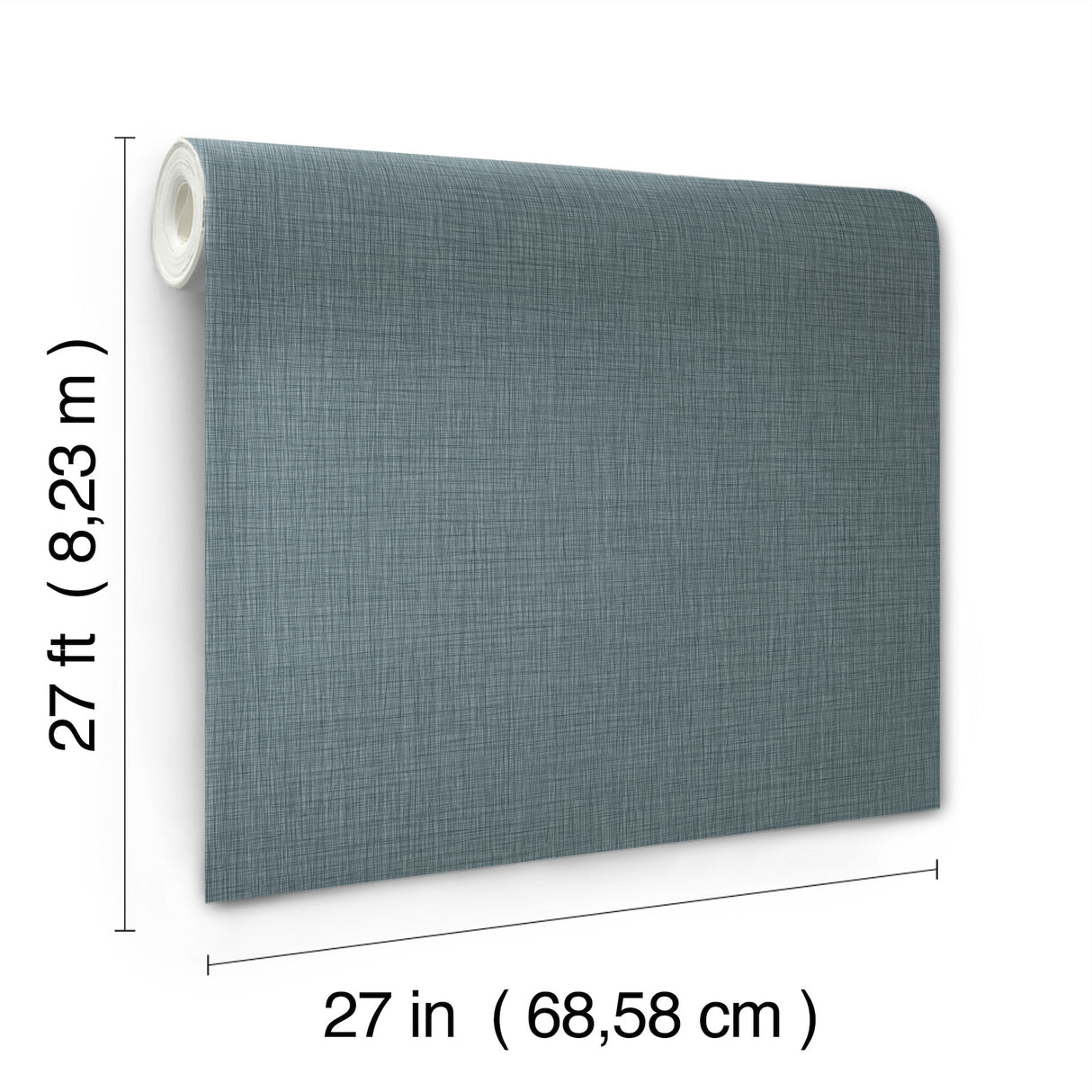 Crossover Blue Crosshatch Texture Wallpaper by York Wallcoverings Atmosphere Digest High Performance Scrubbable Strippable - UW1064N