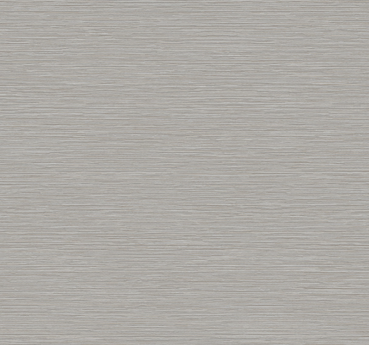 Oasis Grey Faux Grasscloth Wallpaper by York Wallcoverings UW1070N - close-up of textured grey horizontal band pattern mimicking natural grasscloth
