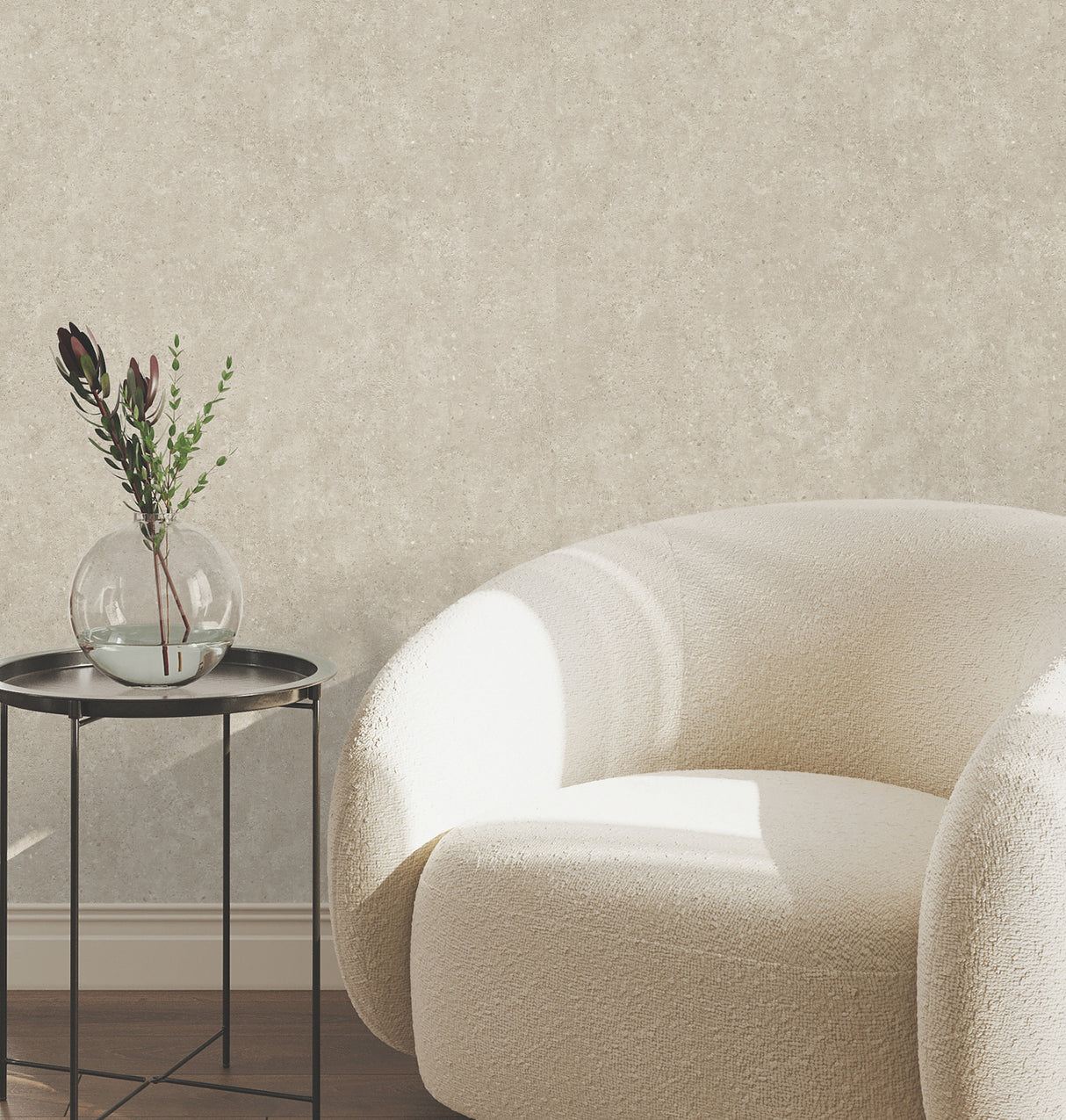 Artisan Stone Beige Metallic Raised Ink Textured Osnaburg Vinyl Wallpaper by York Wallcoverings Fabric Backed Unpasted Sidewall - UW1080N