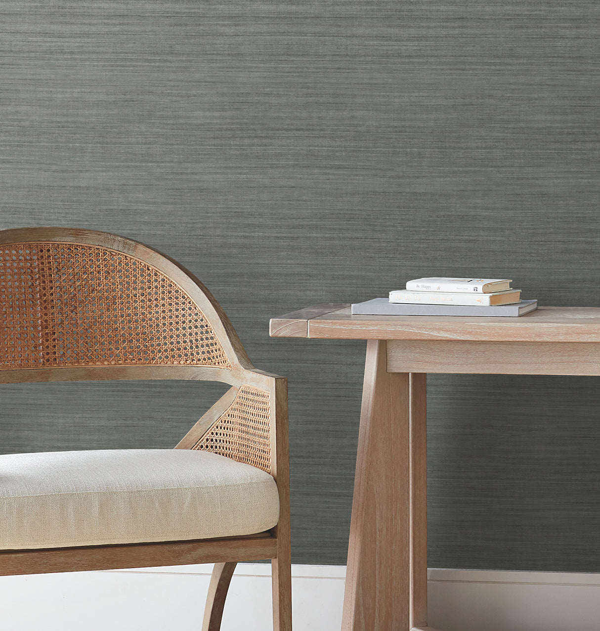 Silk Essence Turquoise Faux Fabric Stripe Wallpaper, Unpasted Non Woven Vinyl, 54-in Wide by York Wallcoverings - UW1103