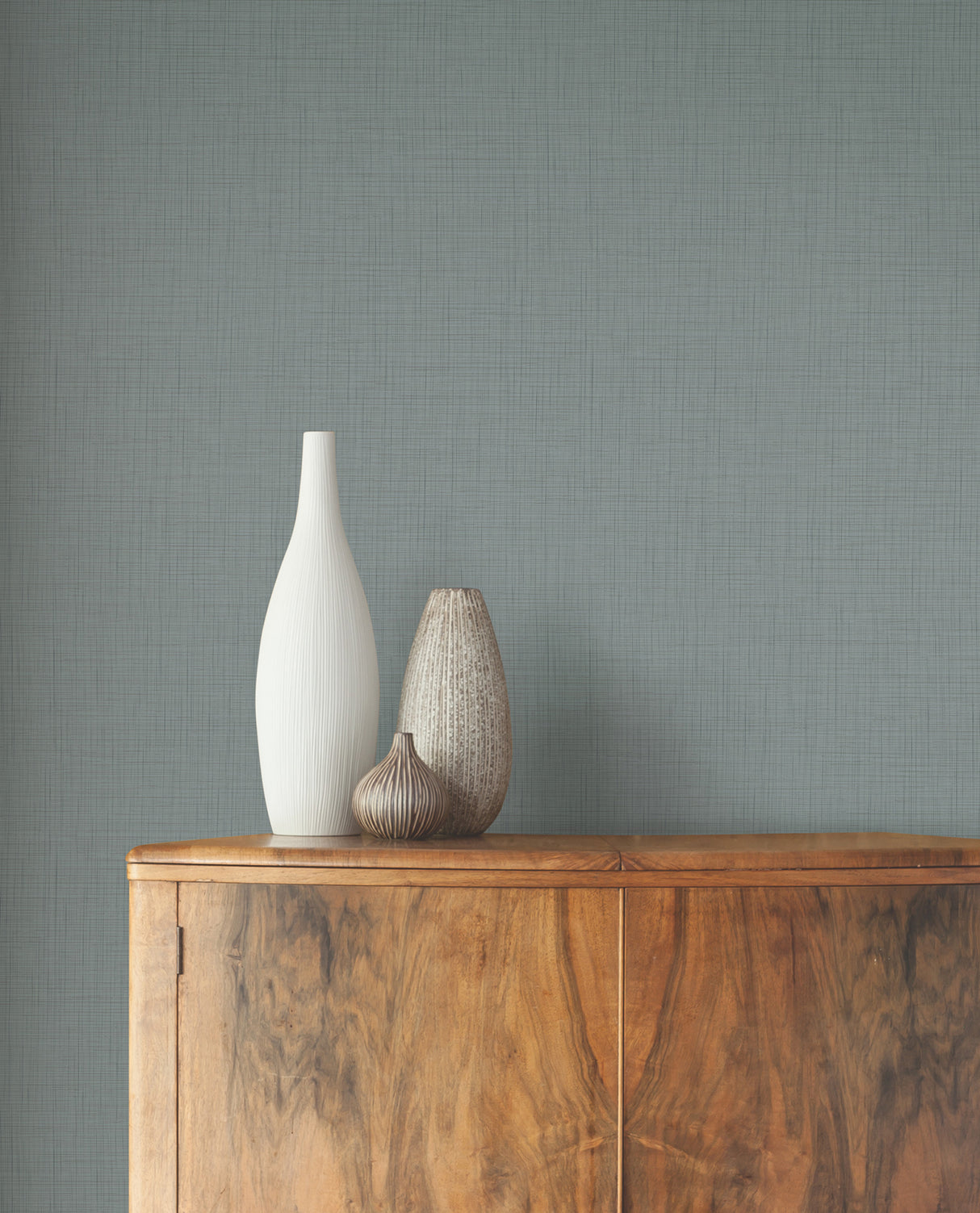 Open Air Light Blue Crosshatch Texture Pattern Wallpaper by York Wallcoverings Scrubbable Strippable Non Woven High Performance - UW1114N