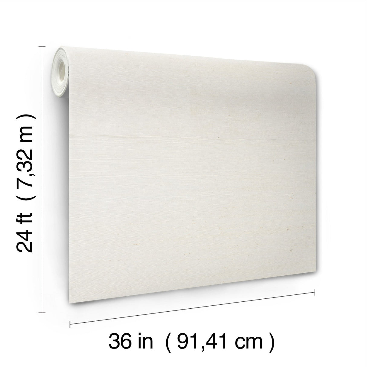 Maguey Sisal White Grasscloth Wallpaper with Traditional Style - York VG0000NW