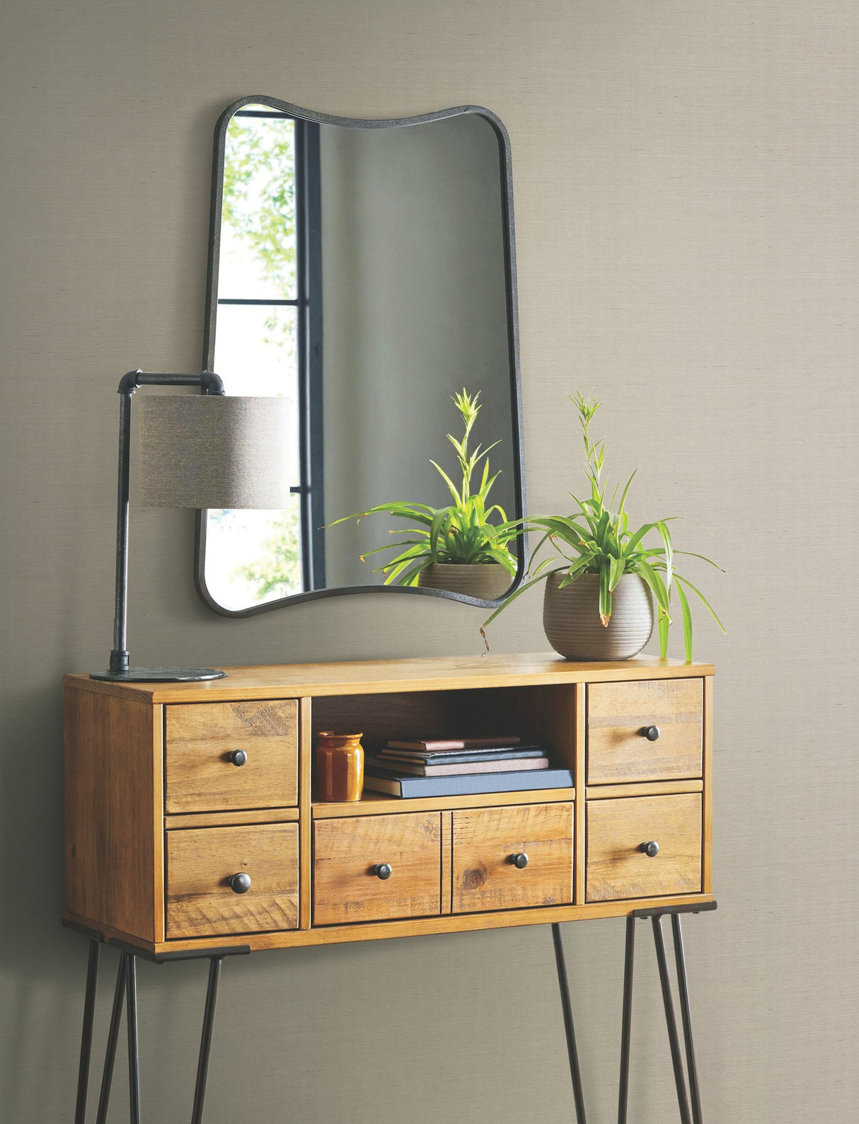 Plain Grass White Grasscloth Wallpaper with Textured Woven Solid - York VG4404