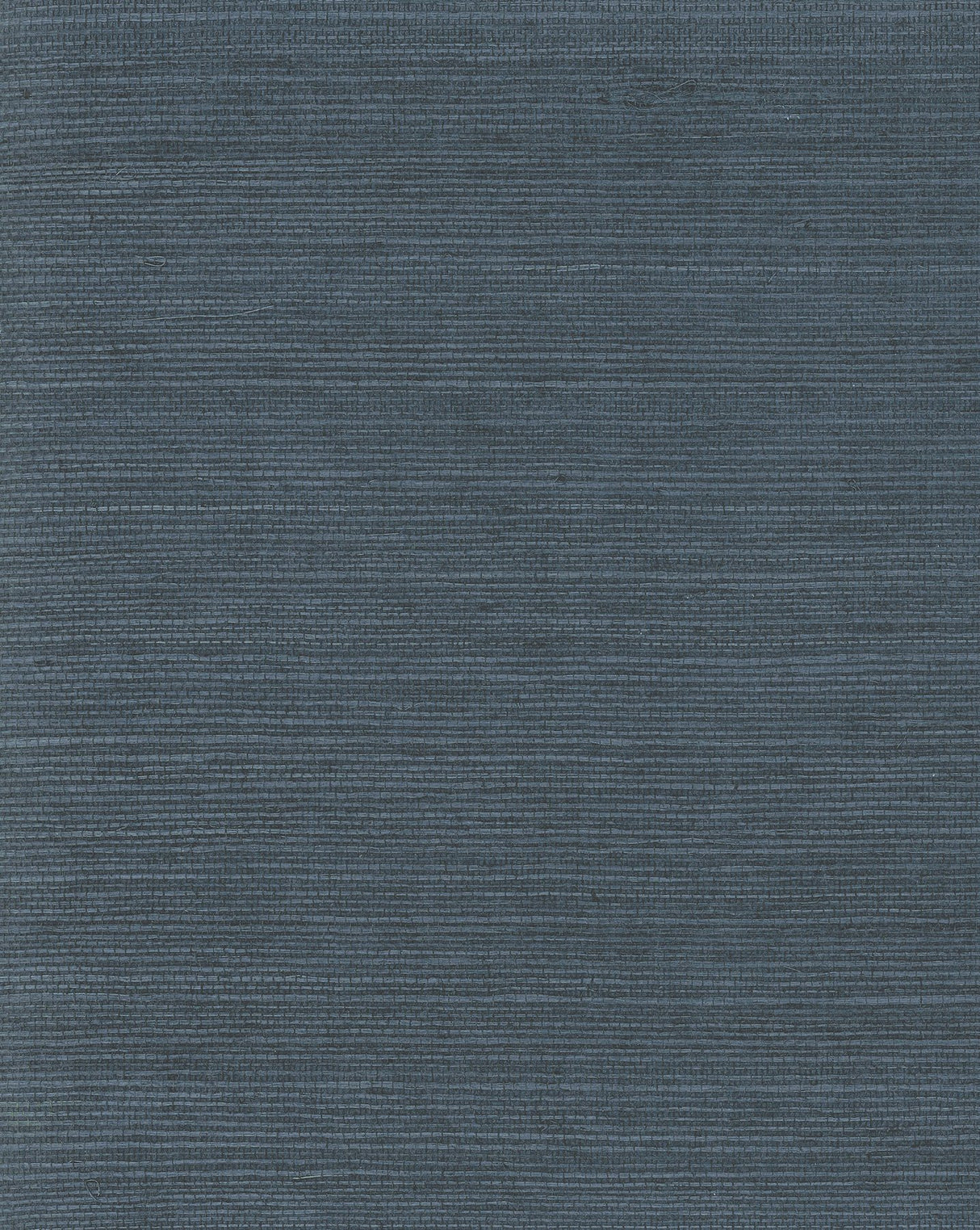 Plain Grass Sisal Grasscloth Navy Wallpaper with Solid Woven Texture - York VG4405