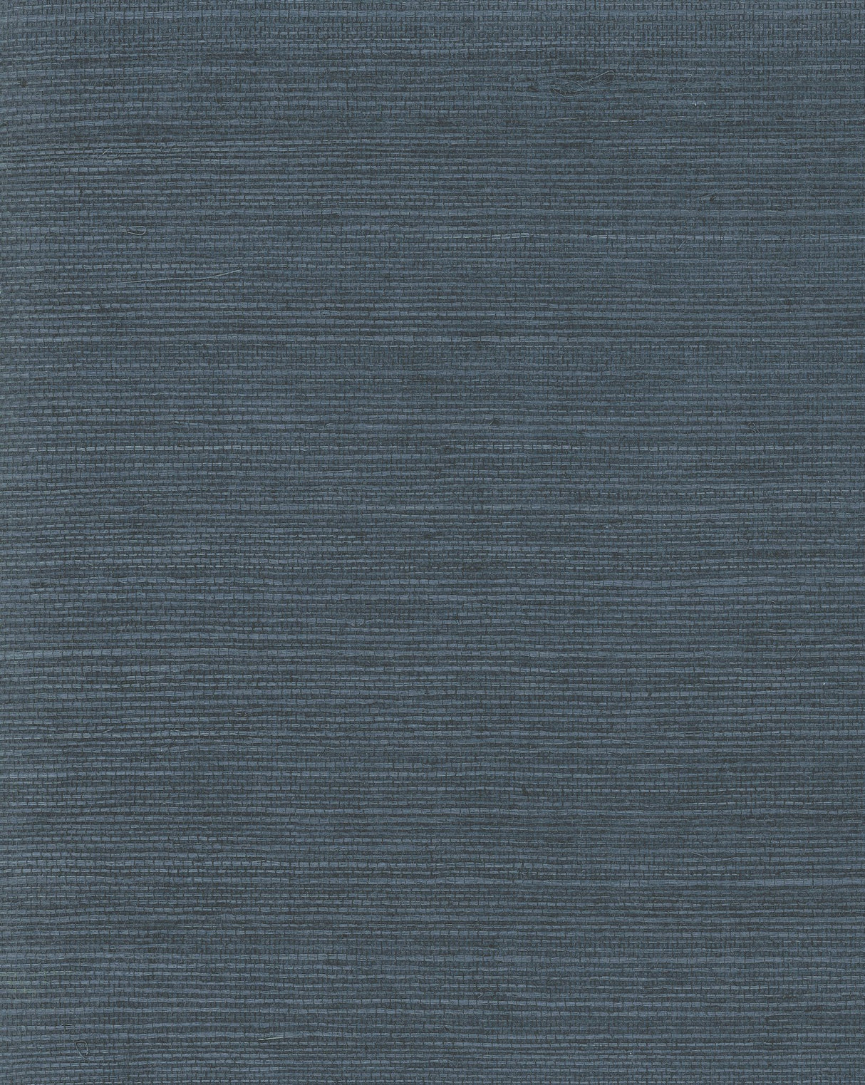 Plain Indigo Grass Grasscloth Wallpaper with Traditional Sisal Texture - York VG4405MH