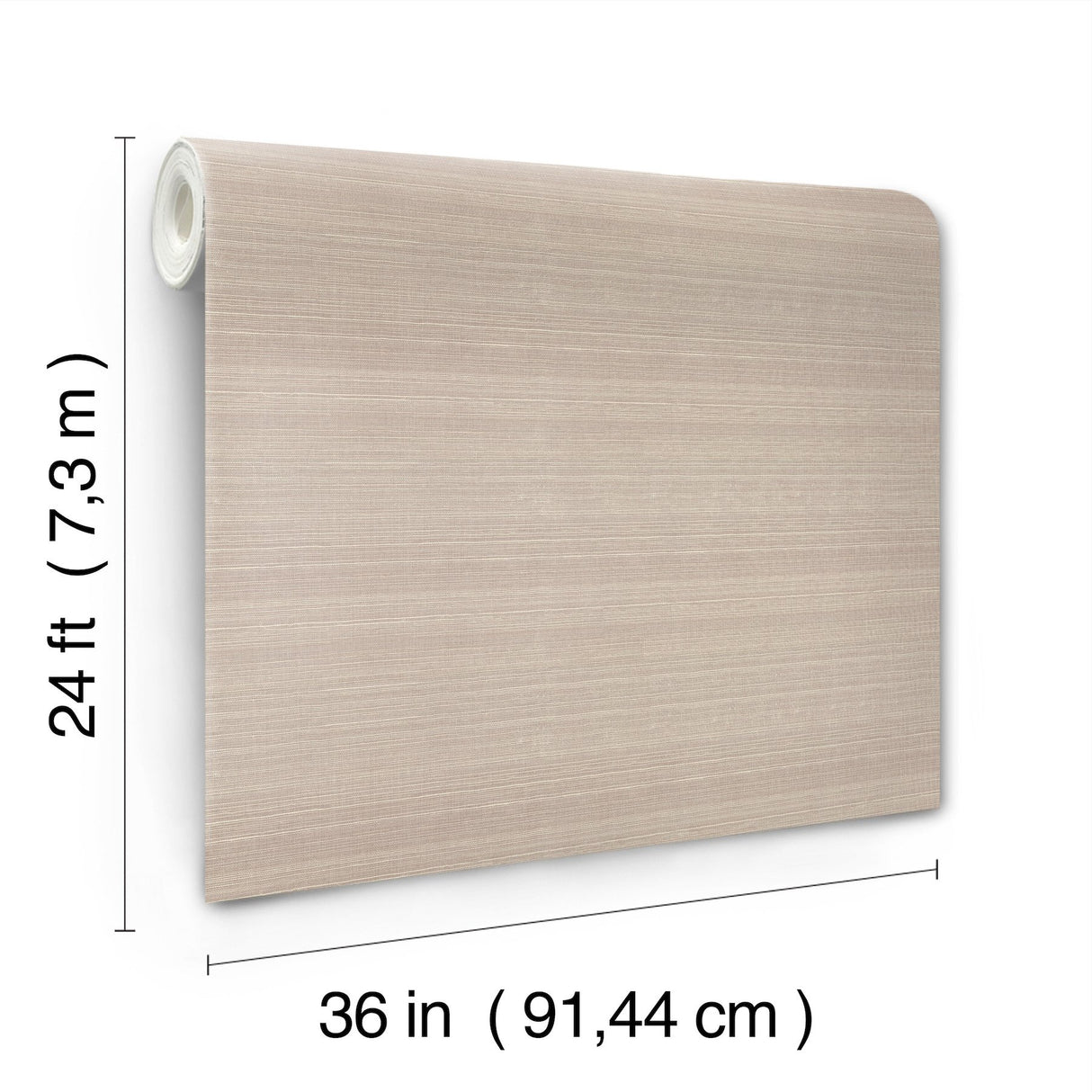 Plain Beige Grass Grasscloth Wallpaper with Traditional Style - York VG4406MH