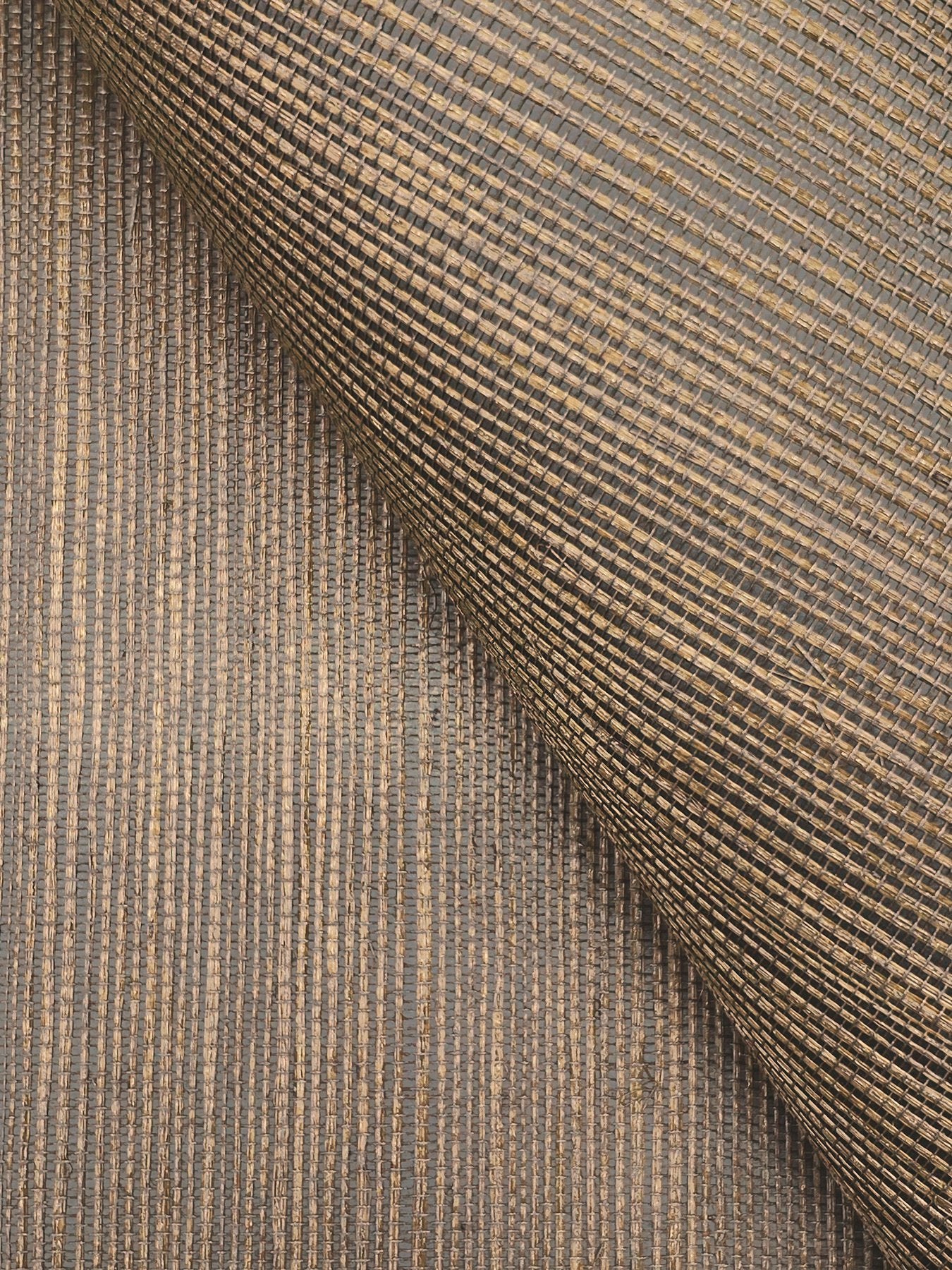 Maguey Sisal Gold Grasscloth Wallpaper with Natural Woven Texture - York VG4408NW