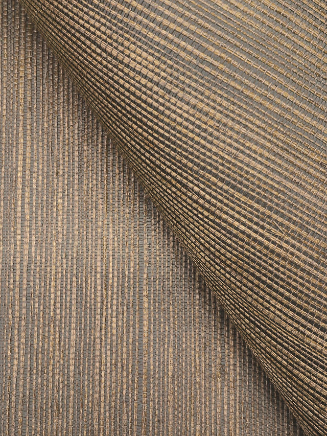 Maguey Sisal Gold Grasscloth Wallpaper with Natural Woven Texture - York VG4408NW