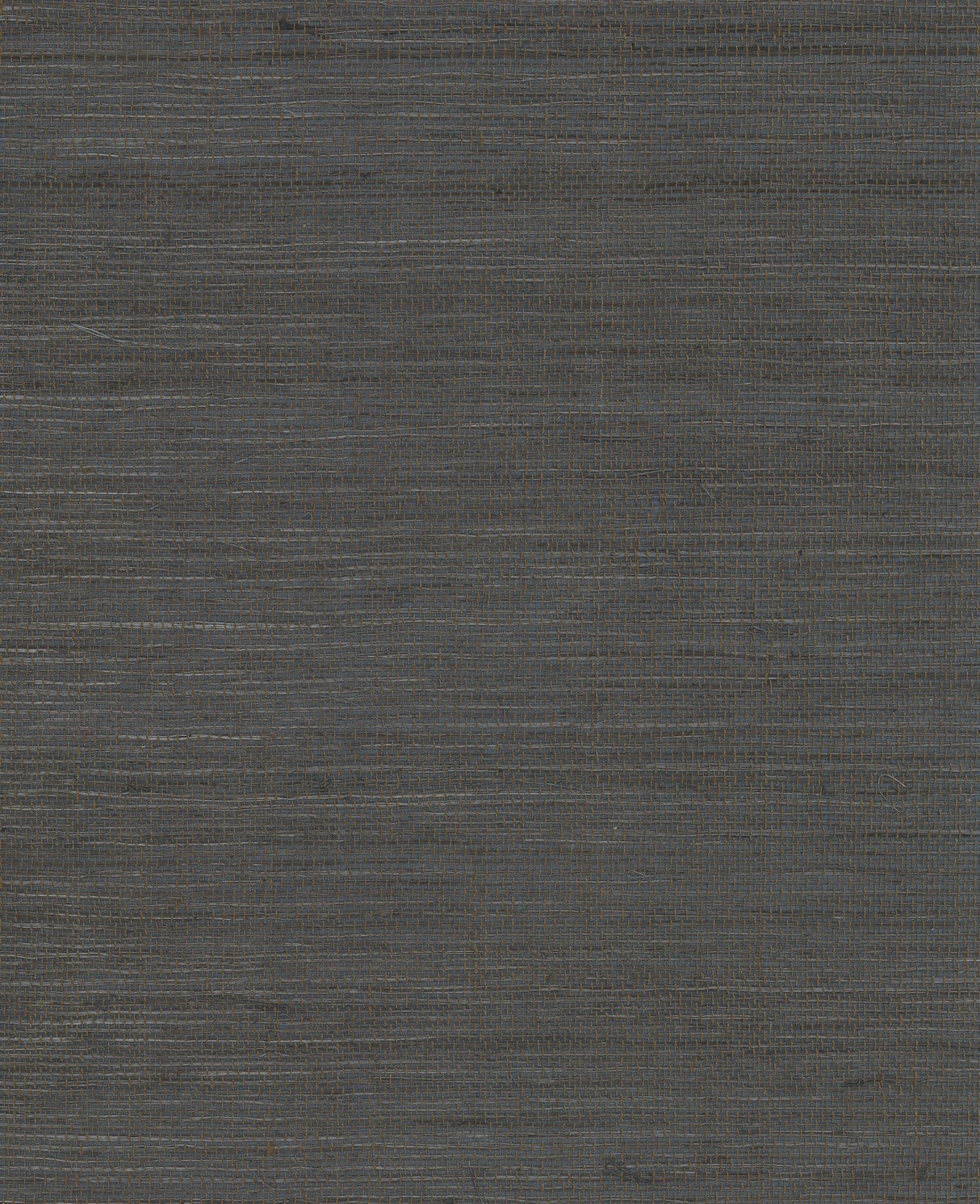Grass Grey & Black Grasscloth Wallpaper with Organic Woven Texture - York VG4409MH
