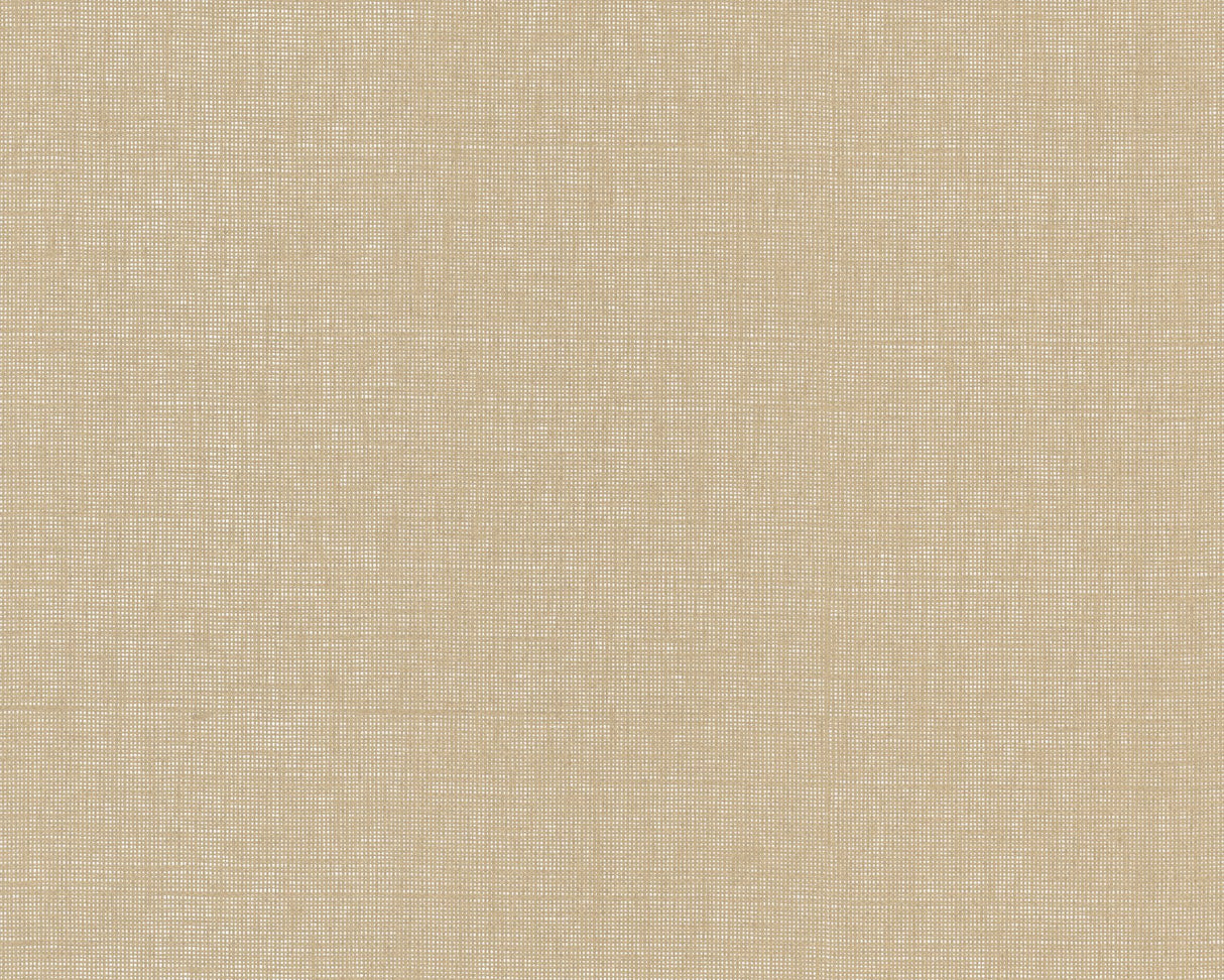 Woven Crosshatch Beige Grasscloth Wallpaper - York VG4426
