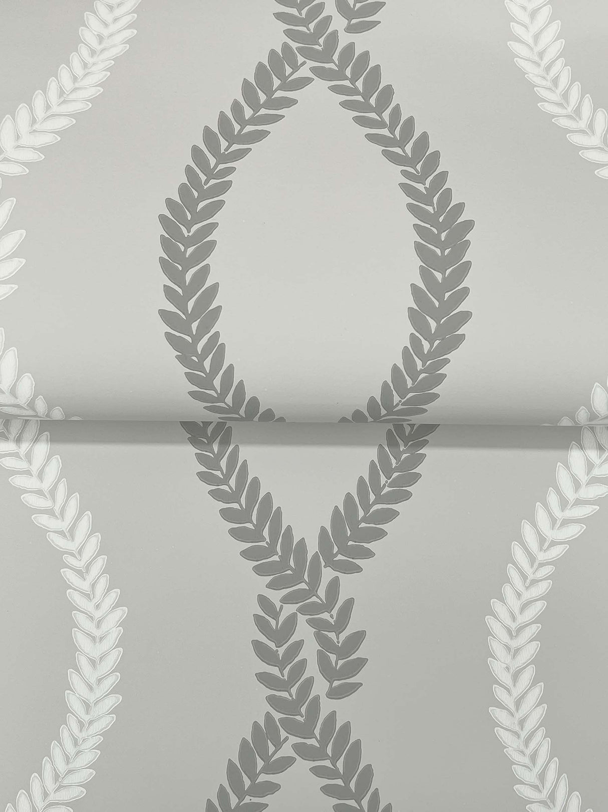 Laureate Grey by Antonina Vella Vine Trellis Wallpaper – York Designer Series VP1323