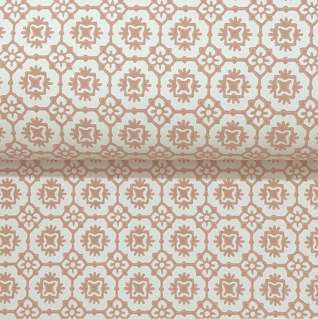 Priti Rose by Antonina Vella Floral Grid Wallpaper – York Designer Series VP1335
