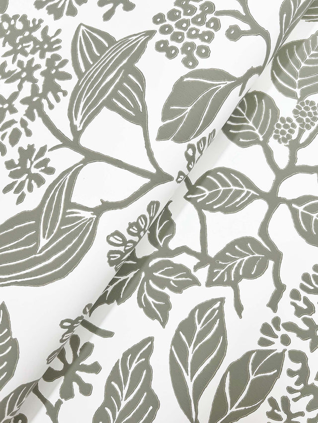 Rowen Olive by Antonina Vella Botanical Wallpaper – York Designer Series VP1343